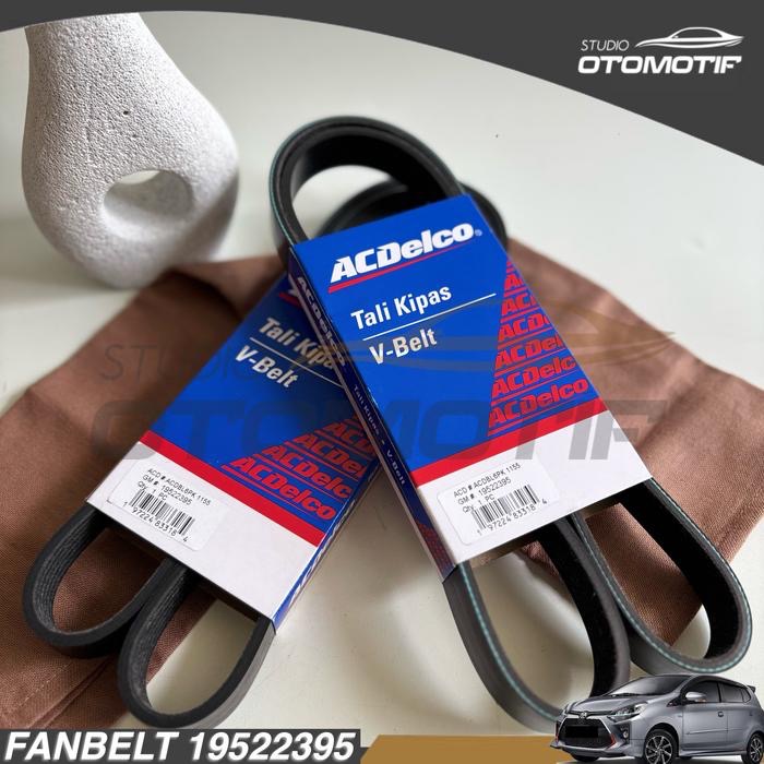 Fanbelt Alternator AC Power Steering Agya Ayla 1.0 1000cc Sigra 1.0 2013 ACDELCO 2395 Fan Belt Vbelt