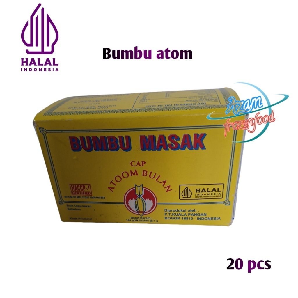 

Bumbu Masak Cap Atom Bulan 20 sachet