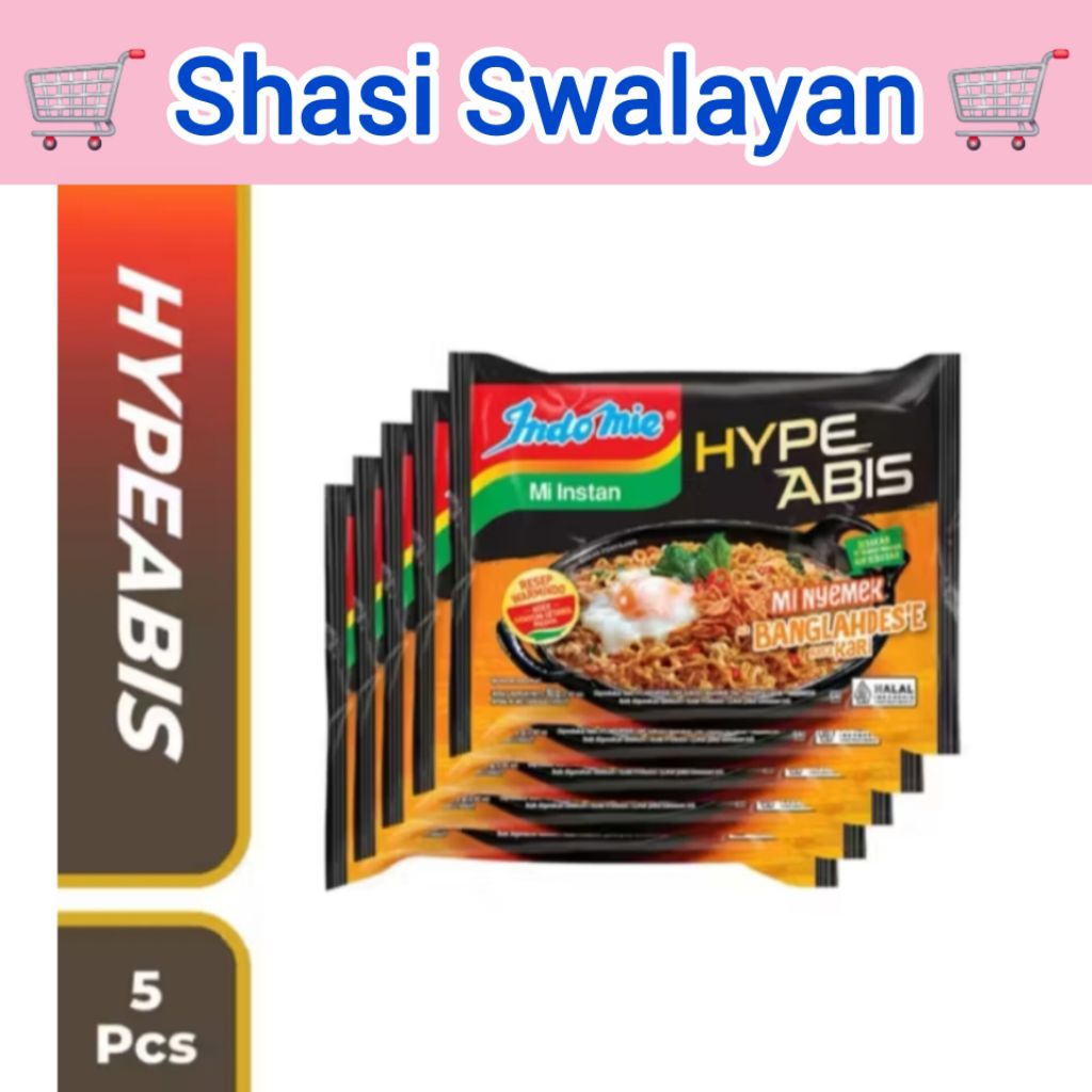 

Indomie Bangladesh 80 gr X 5 pcs - Hype Abis Mi Nyemek Bangladesh Rasa Kari