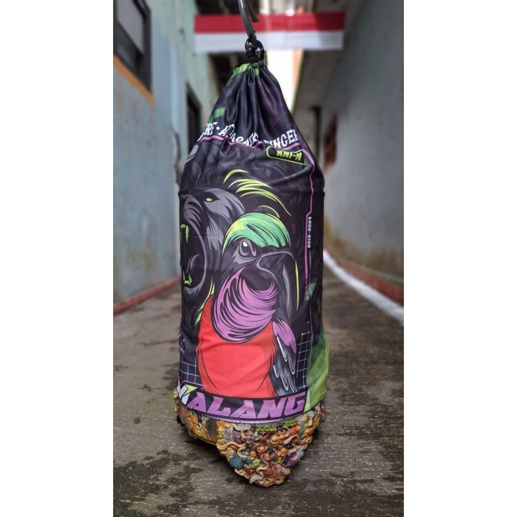 CUSTOM KRODONG FULL PRINTING MOTIF BURUNG KOLIBRI NINJA ( KONIN ) BAHAN TEBAL ADEM COCOK UNTUK MELIN