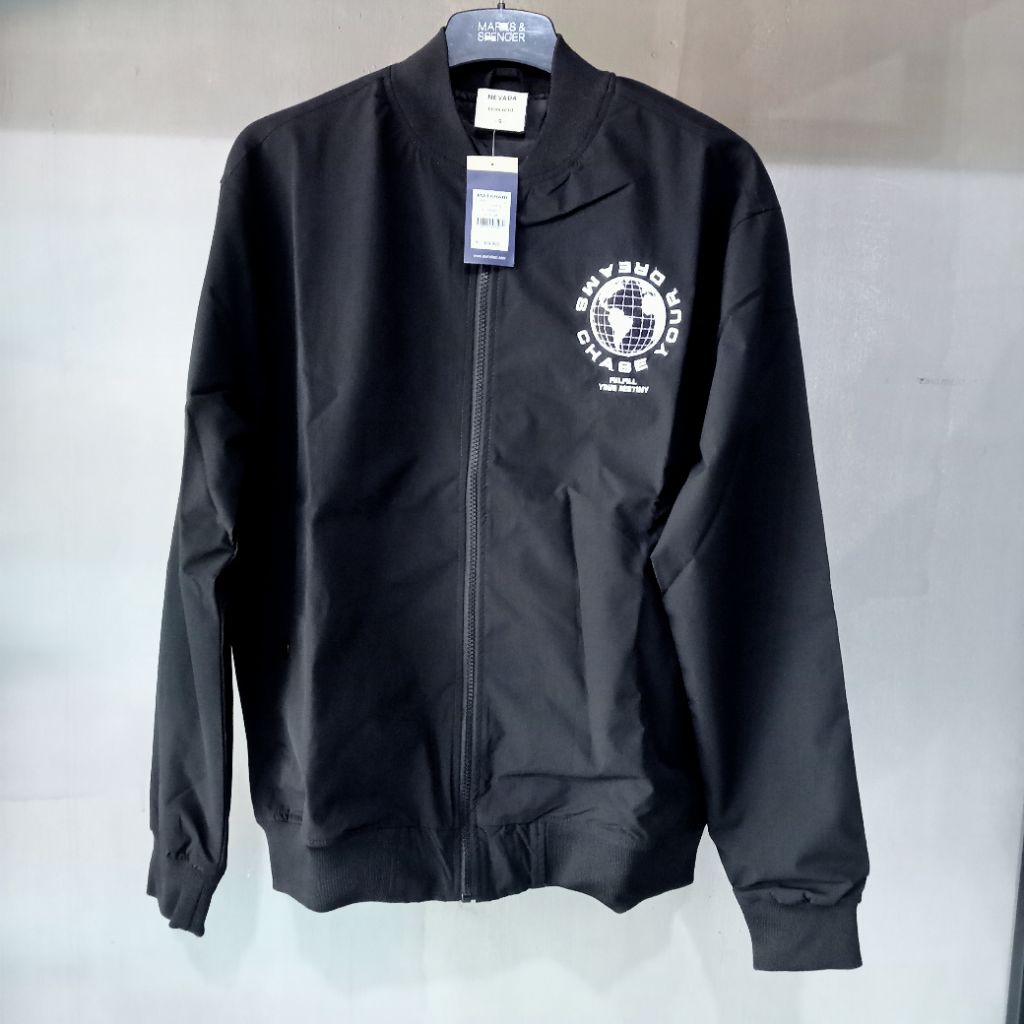Nevada Embro Zipper Jaket Pria