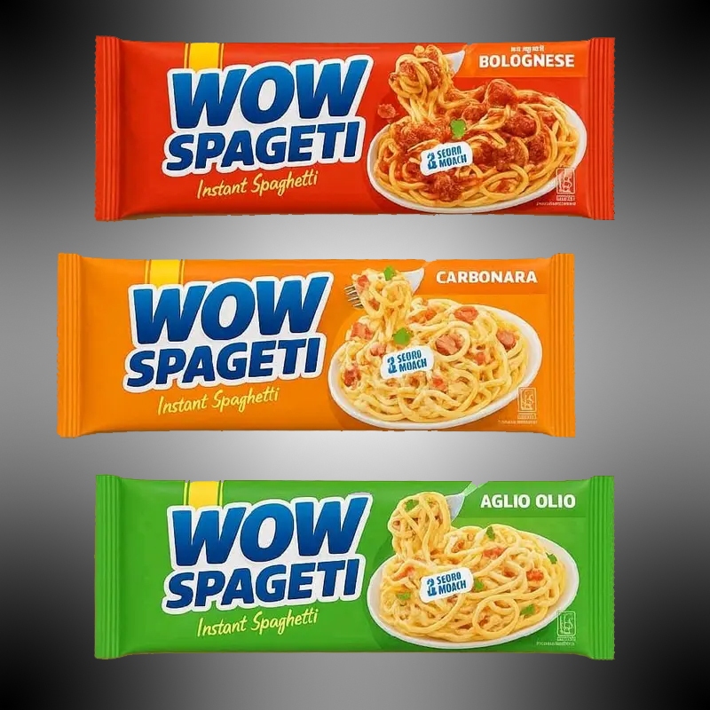 

Mie Wow Spageti Instan Kemasan 76 gram