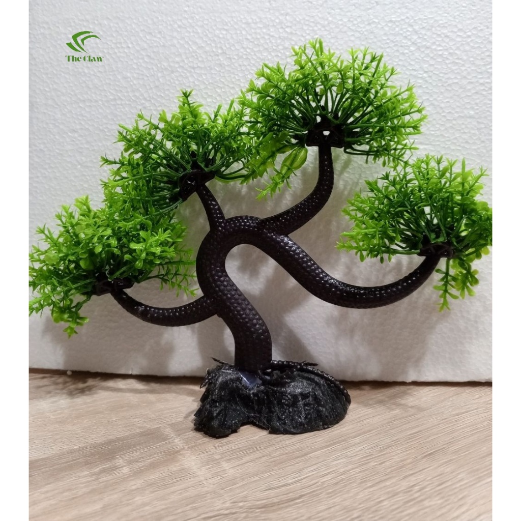 (The Claw) Hiasan aquarium tanaman bonsai, bonsai aquarium, dekorasi aquarium tanaman bonsai, pohon 
