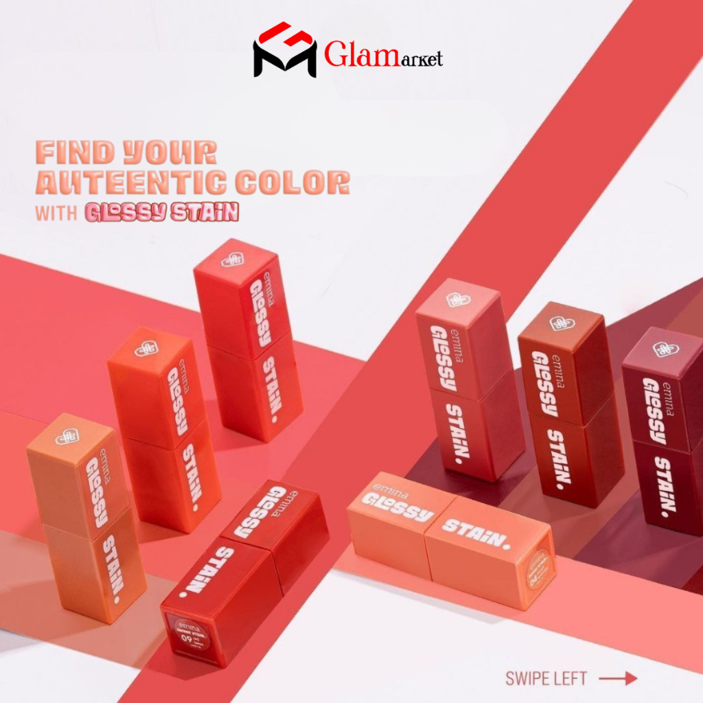 EMINA Glossy Stain 3gr - Lipstik Emina