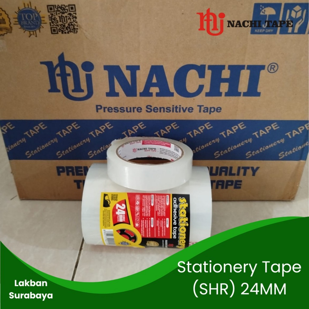 

Isolasi Nachi Stationery 1 inch / 24mm x 72 Yard PerPcs