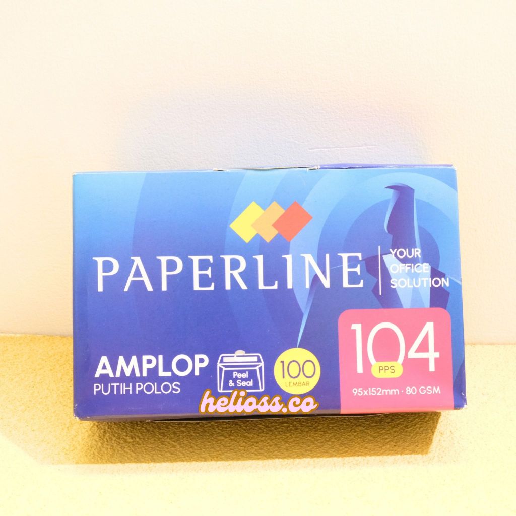 

AMPLOP PUTIH POLOS PAPERLINE 104 1 BOX ISI 100 PCS TERMURAH