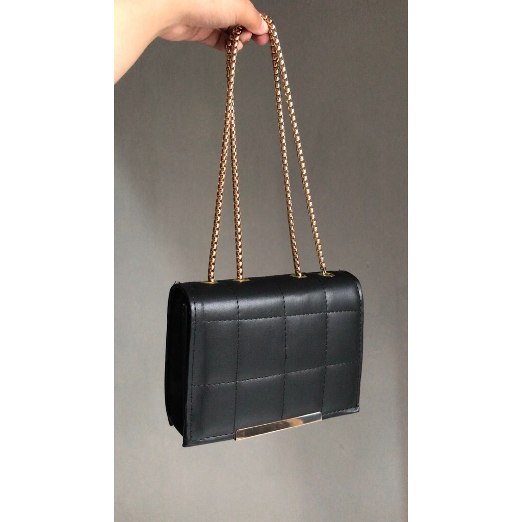 Tas selempang hitam wanita bordir murah cantik wanita dewasa