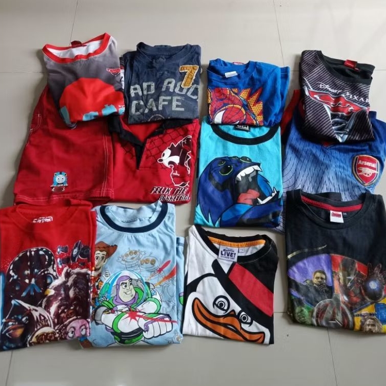 Baju Kaos Anak Disney Marvel Hard Rock dll otentik Preloved