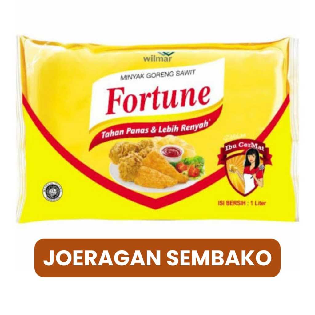 

[Jatim][Langsung Kirim] Minyak Goreng Fortune Bantal 1 Liter (Ecer/Karton/Dus)