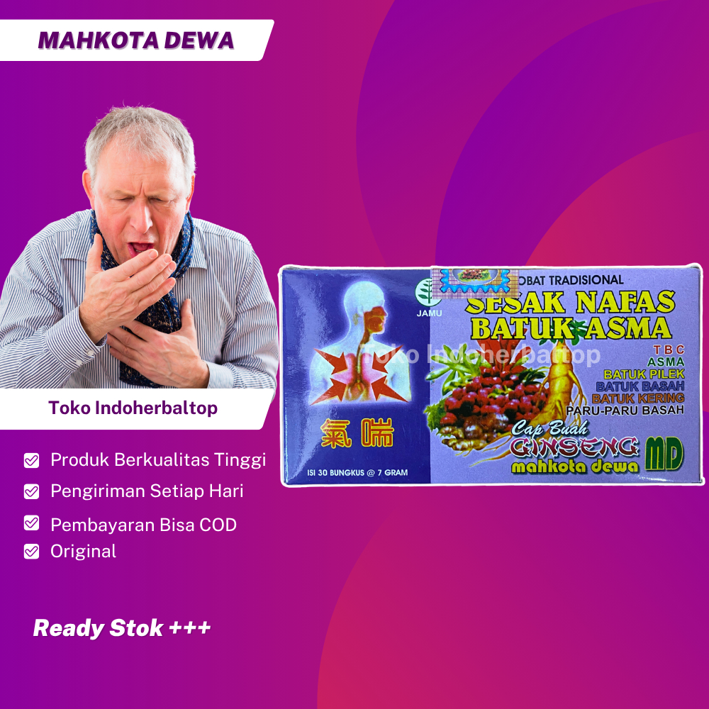 

Ramuan Tradisional Mahkota Dewa Kemasan Ungu Original 100%