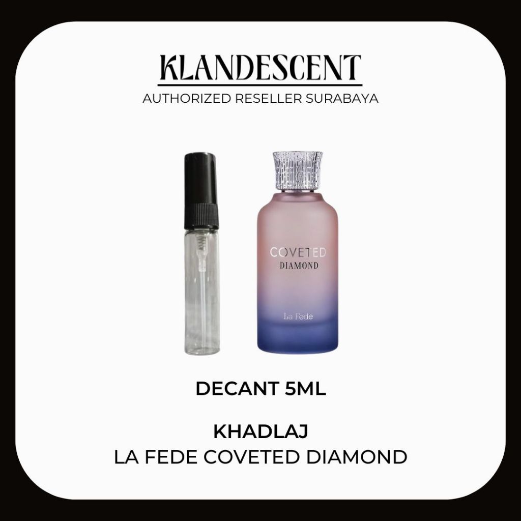 Decant 5ml Khadlaj La Fede Coveted Diamond