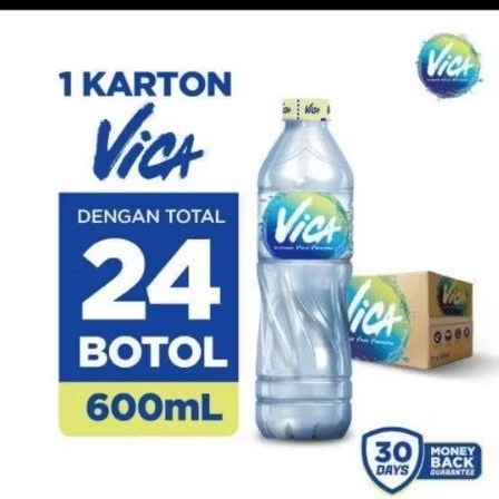 

Air Mineral Vica 600ml Isi 24 Botol