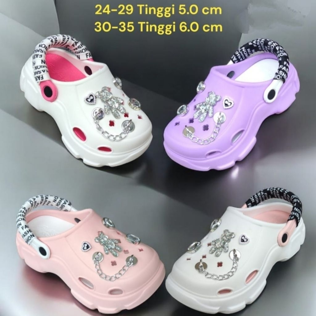 Sandal Baim Slop Cewek Anak/Sandal Baim Cewek Anak kecil
