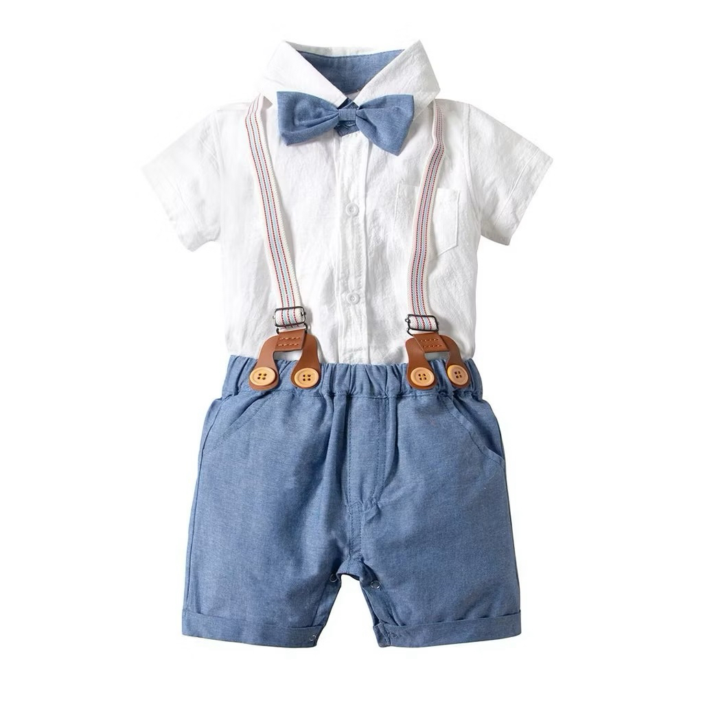 1 set baju anak suspender