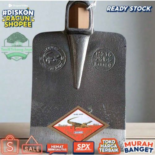 CANGKUL PERTANIAN CAP BUAYA EMAS - PACUL ORIGINAL CARMEN ANTI LENGKET