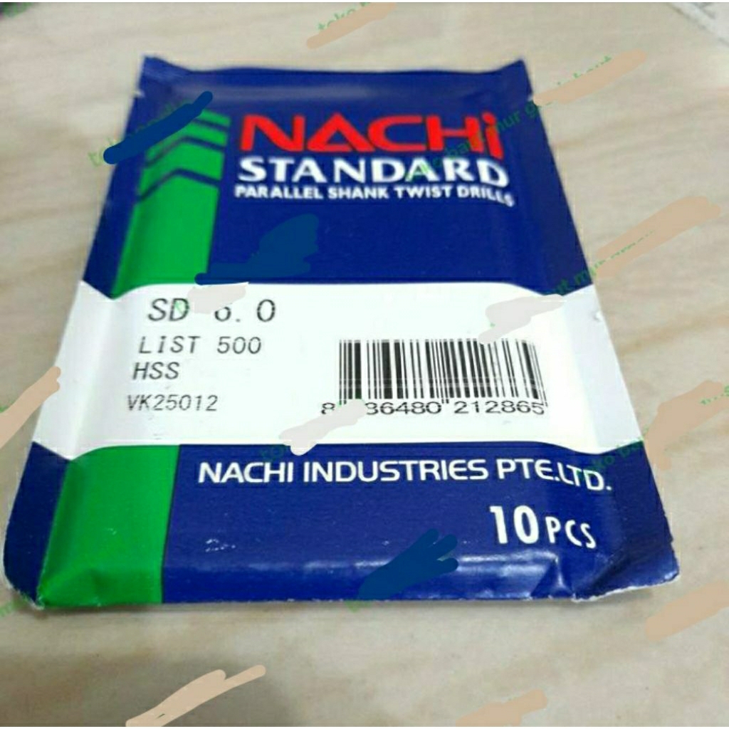 Mata bor nachi 6mm mata bor besi 6mm