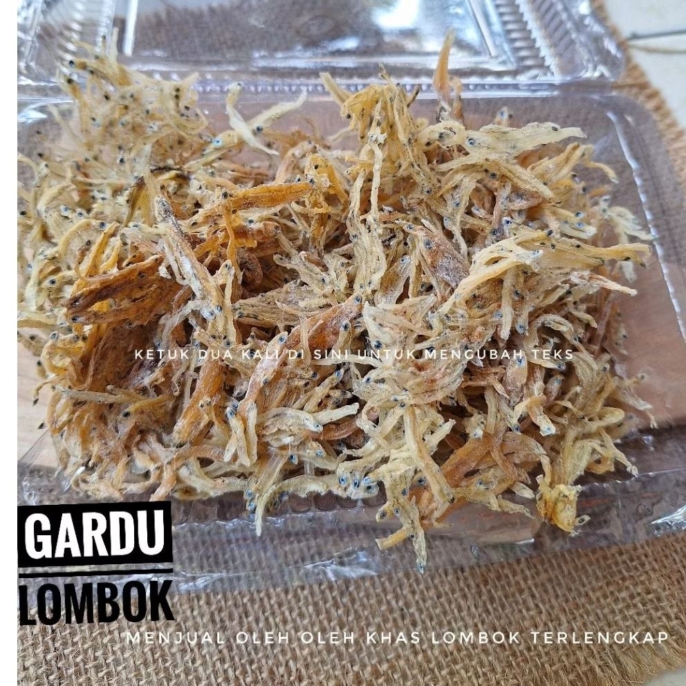 

Ikan asin lamet/Teri lamet Lombok Ntb Kualitas super neeto 250 gr