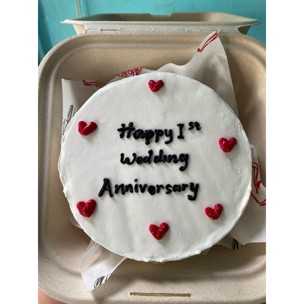 

bento cake anniversary Simple