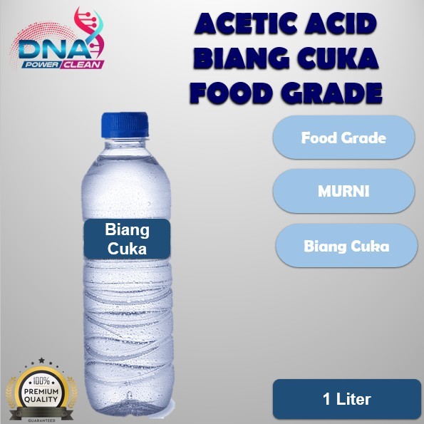 

Cuka food grade /Acetic Acid 99% /cuka makanan /cuka dapur kemasan 1 L