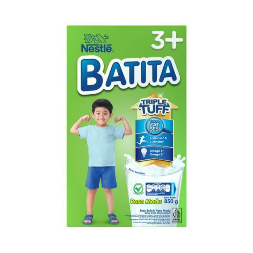 

BATITA 3+ Rasa Vanila dan Madu susu Pertumbuhan untuk anak 850g