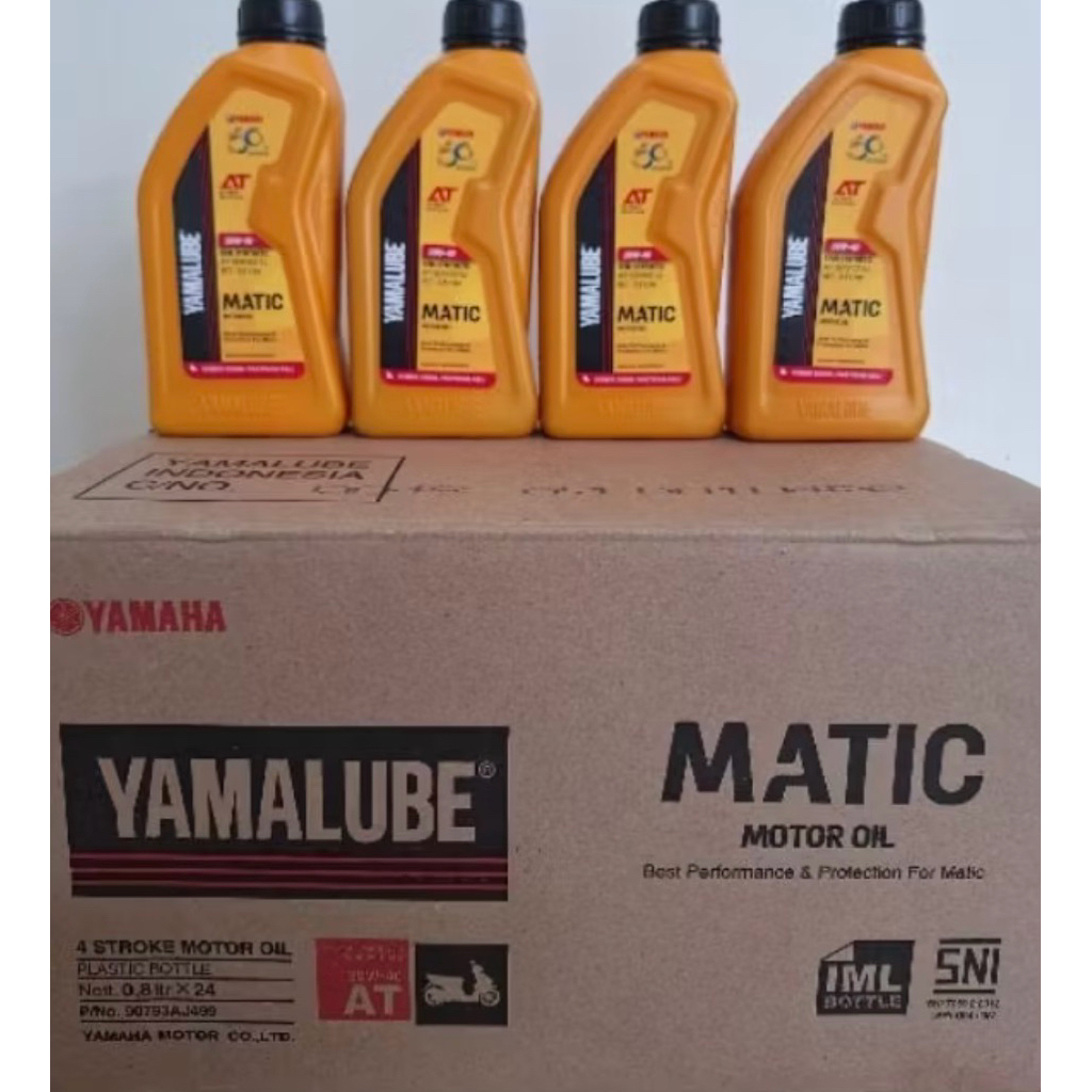 Oli Yamalube Matic 1 Dus Oli Yamahalube Matic 1 Dus 24pcs