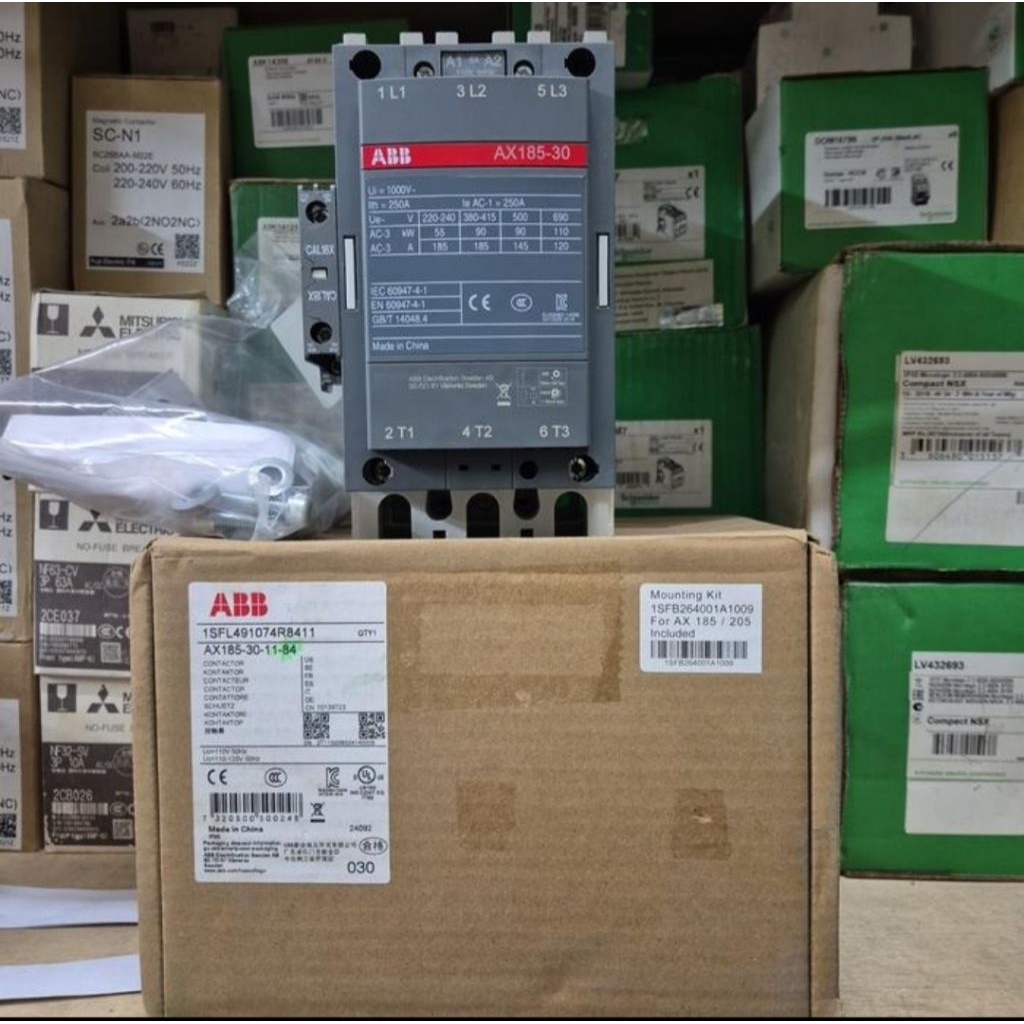 KONTAKTOR/CONTACTOR ABB AX185-30-11-84 110V ORIGINAL