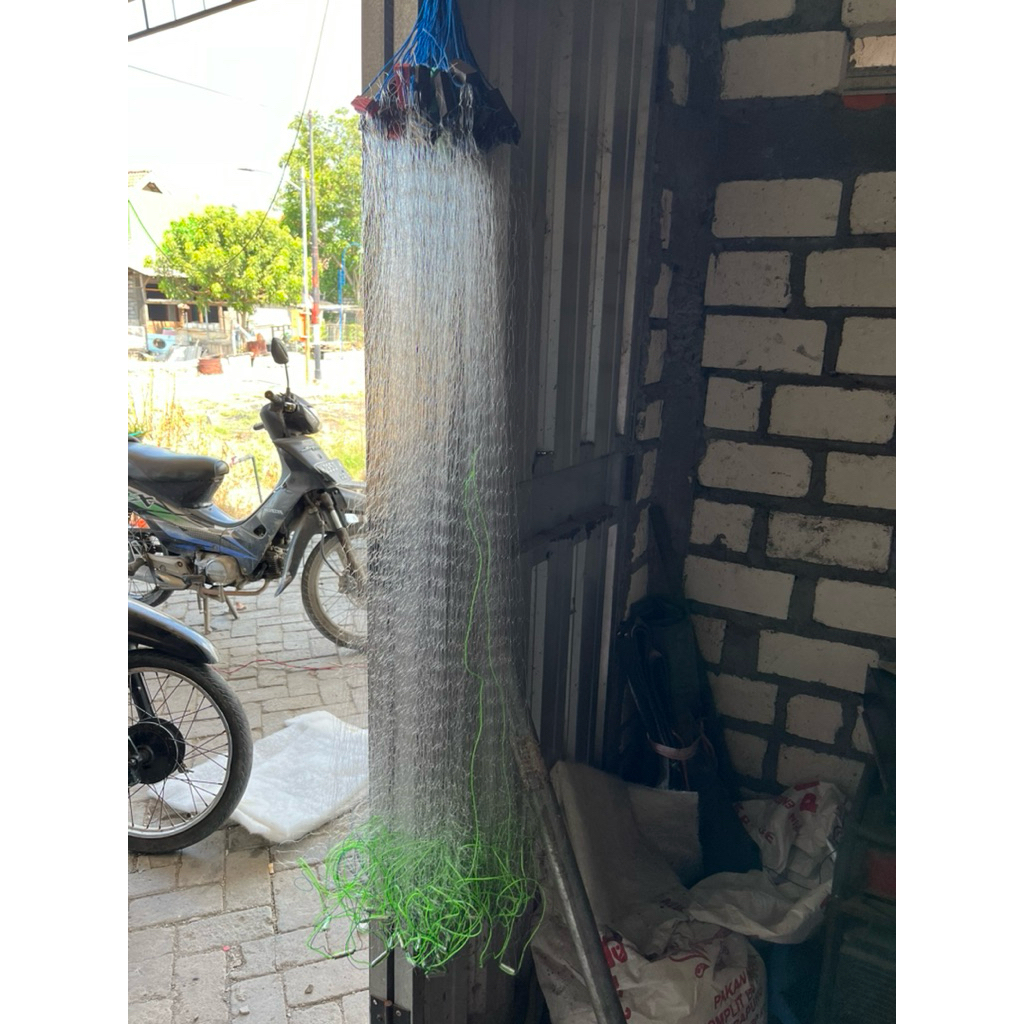 Jaring Ikan siap pakai Timah Panjang 25M