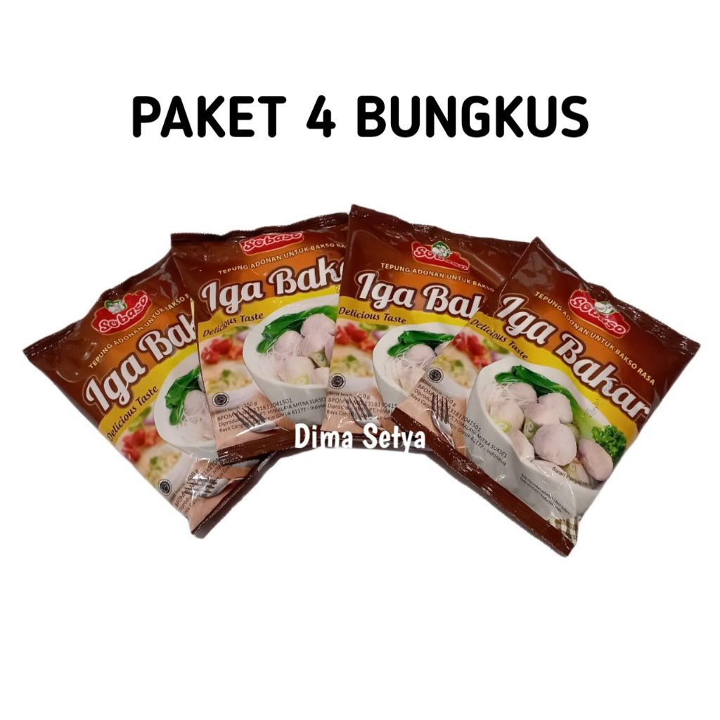 

SOBASO tepung adonan bakso rasa iga bakar 250 gram ( 4pcs )