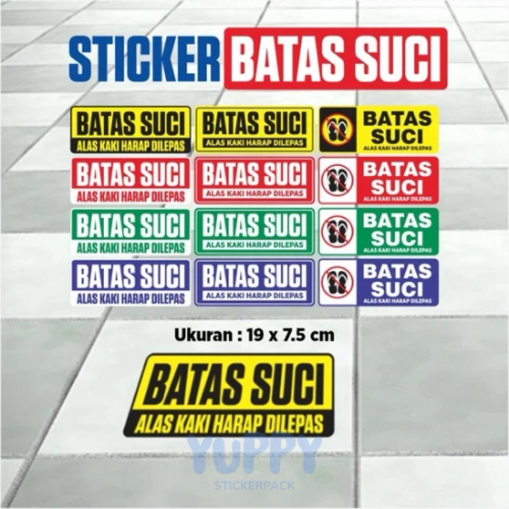 

Stickerpack Stiker BATAS SUCI UV DTF Waterproof Tahan Air Tahan Panas Mudah Tempel