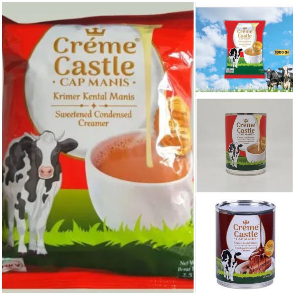 

SUSU KENTAL MANIS CREME CASTLE 2.5KG, 1KG