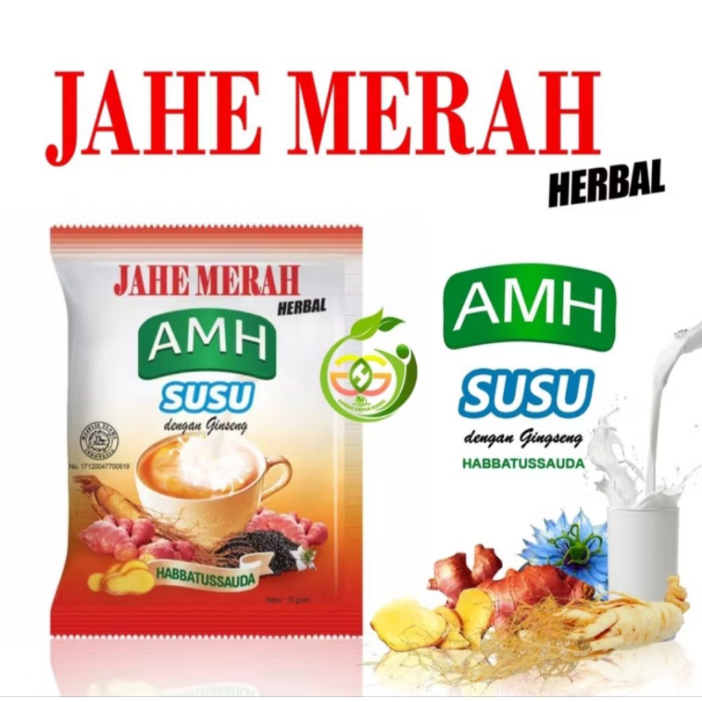 

Susu Jahe Merah AMH Original Plus Ginseng Renceng 10 Sachet