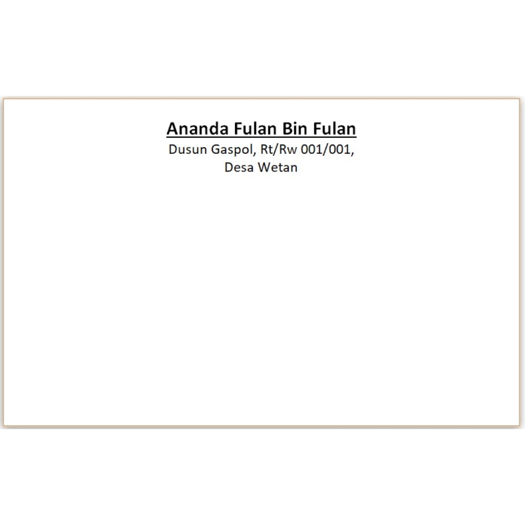 

Amplop Custom Kondangan Nama, Alamat, Haul dan Khatmil 50pcs | Ukuran 9,5×15,2 80gsm Paperline 104pps