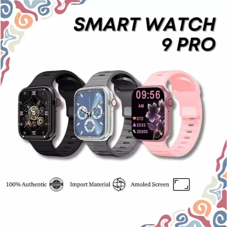 TERBARU Smartwatch Smart Watch 9 PRO Dynamic Bar Jam Tangan Pintar Remote Control AI Asisten