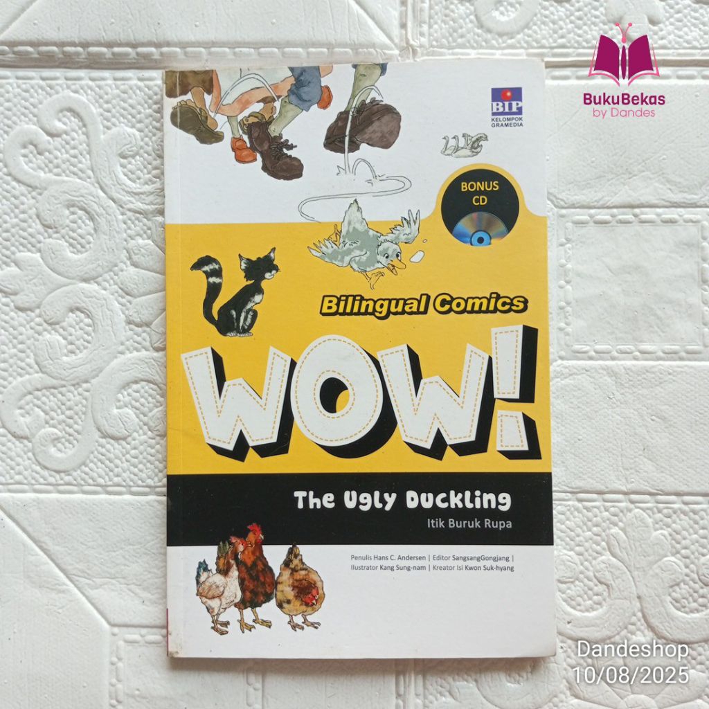 Bilingual Comics WOW Bonus CD - Science Comic Educomic Komik Pendidikan WHY Bekas Preloved