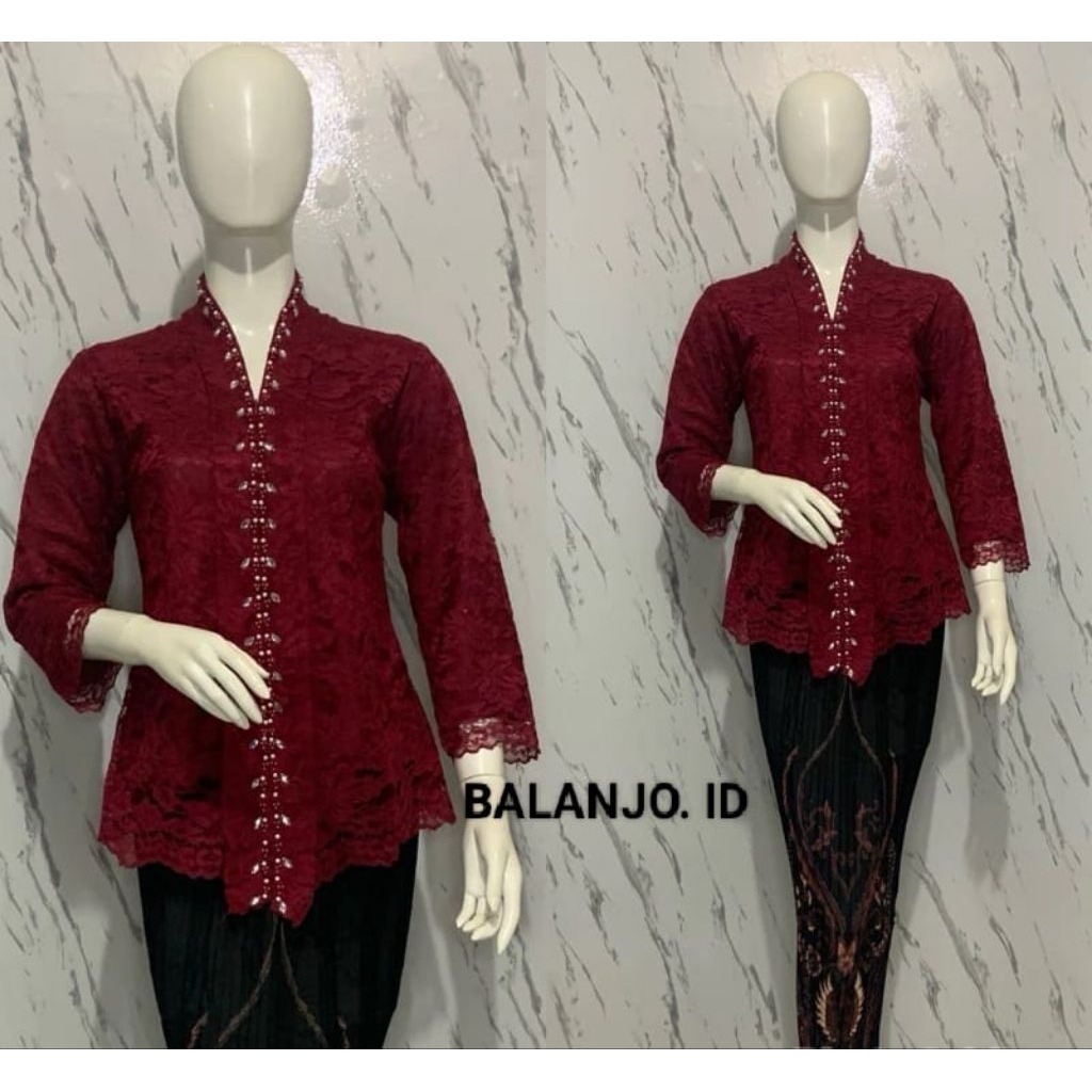 Kebaya Modern Remaja / Model Busui / Bahan Brukat premium / Kebaya Payet / Kebaya kekinian