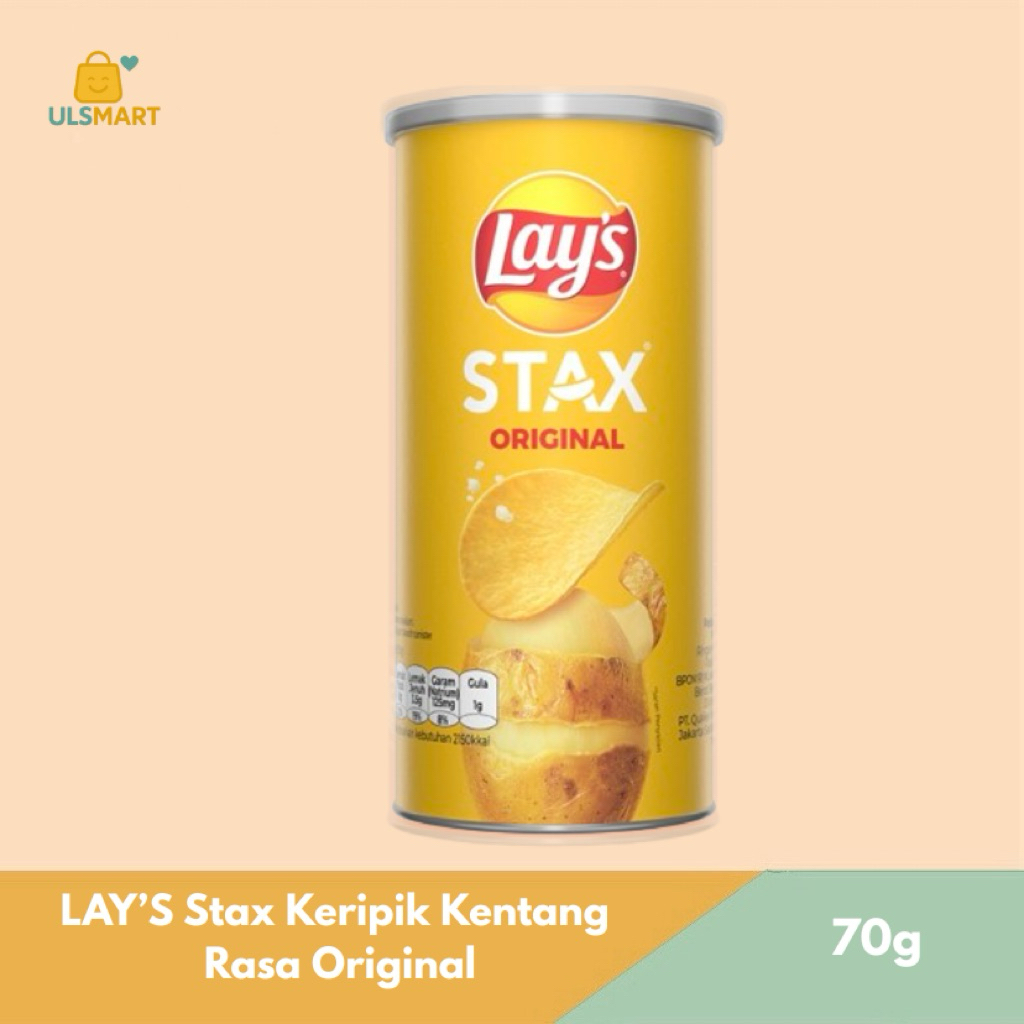 

LAY’S Stax Keripik Kentang Rasa Original 70 g