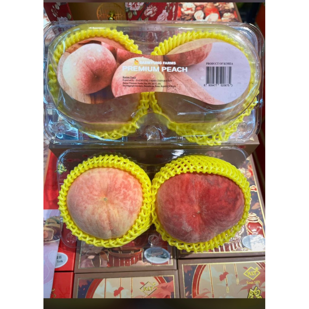 

Peach manis korea lembut dan wangi - Buah peach korea white wangi manis pack isi 2 pcs