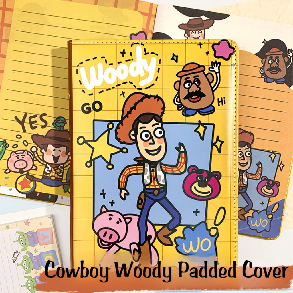 

(IAS) Notebook Hard Cover Padded Empuk Capybara Woody Toy’s Story Labubu Kapibara
