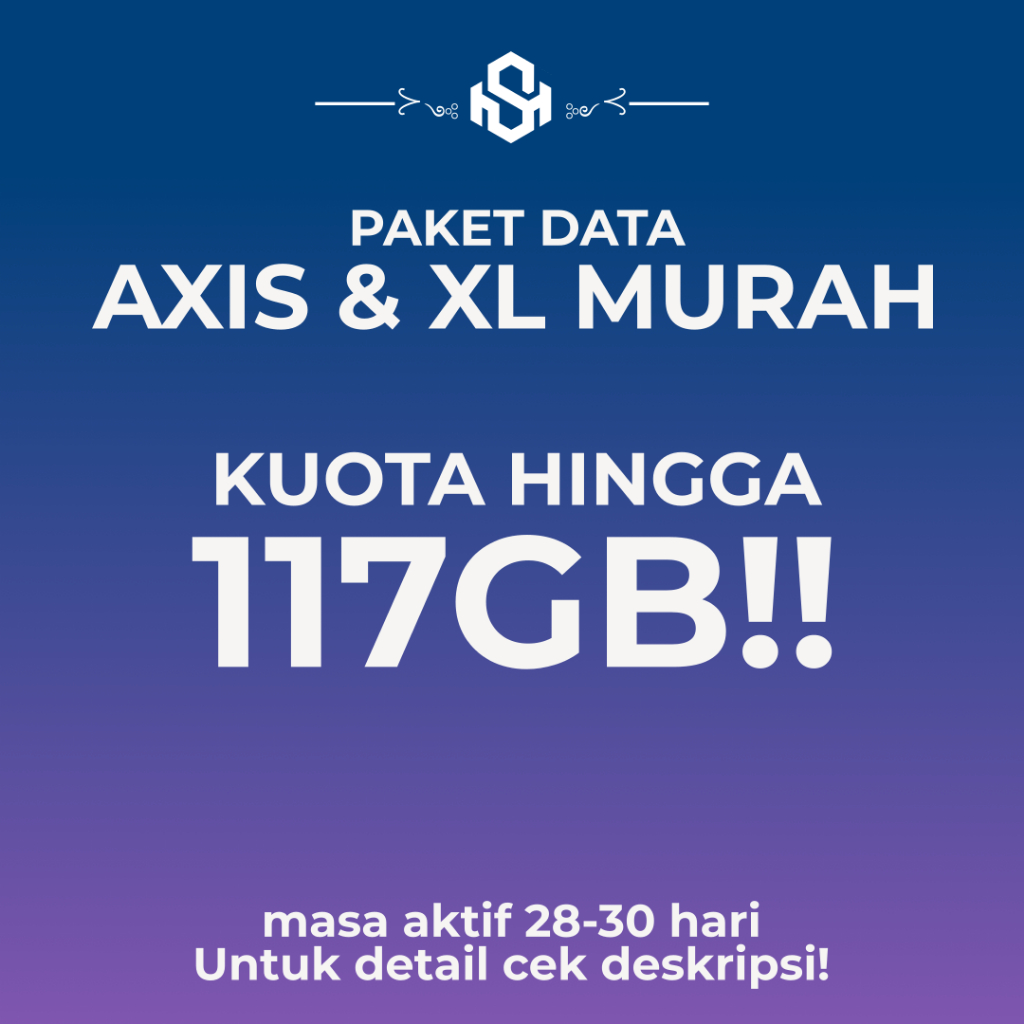 Kuota AXIS Paket XL Akrab Member Bergaransi, Murah // 1 Bulan