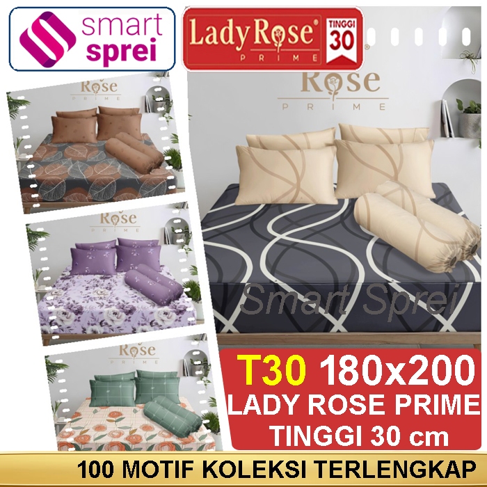 SPREI LADY ROSE 180x200 TINGGI 30 / SPREI LADY ROSE KING / SPREI LADY ROSE 180x200 PRIME