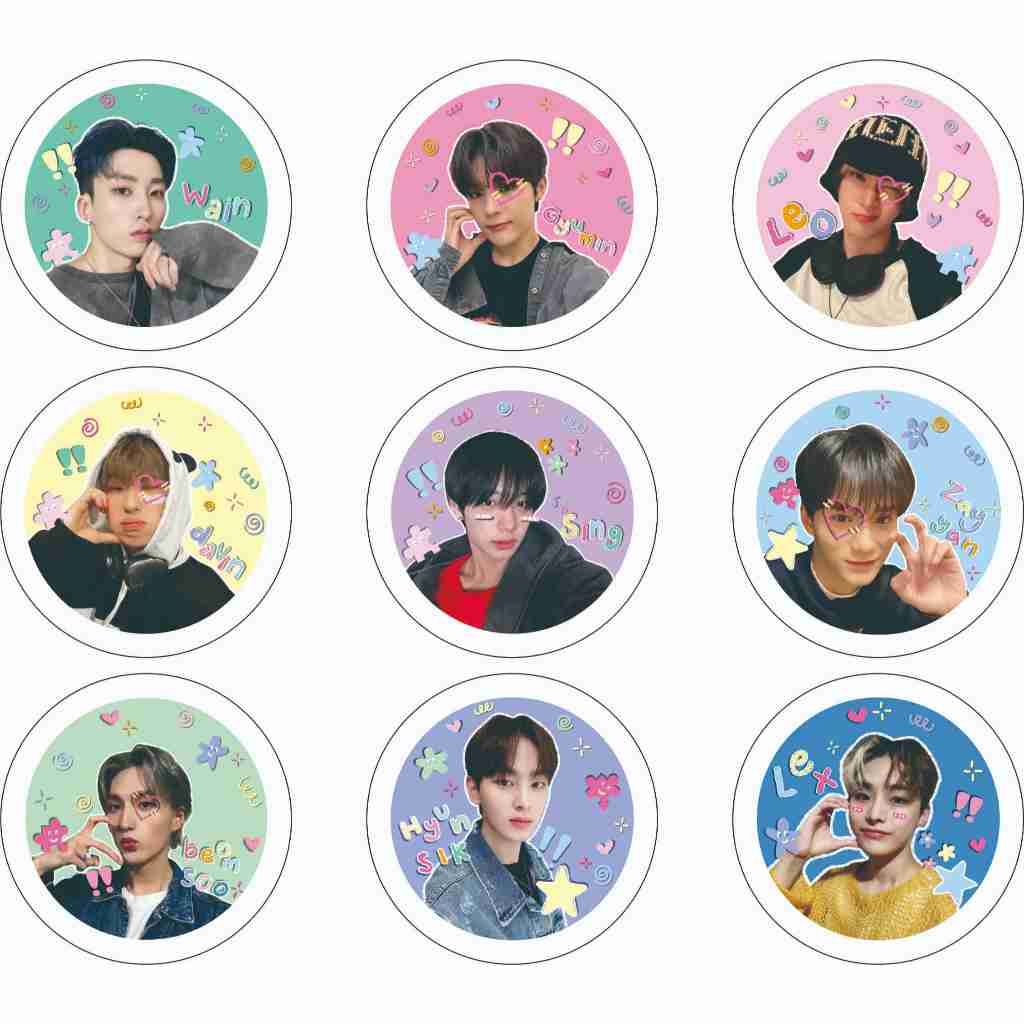 Freebies Kpop PIN BROS XODIAC