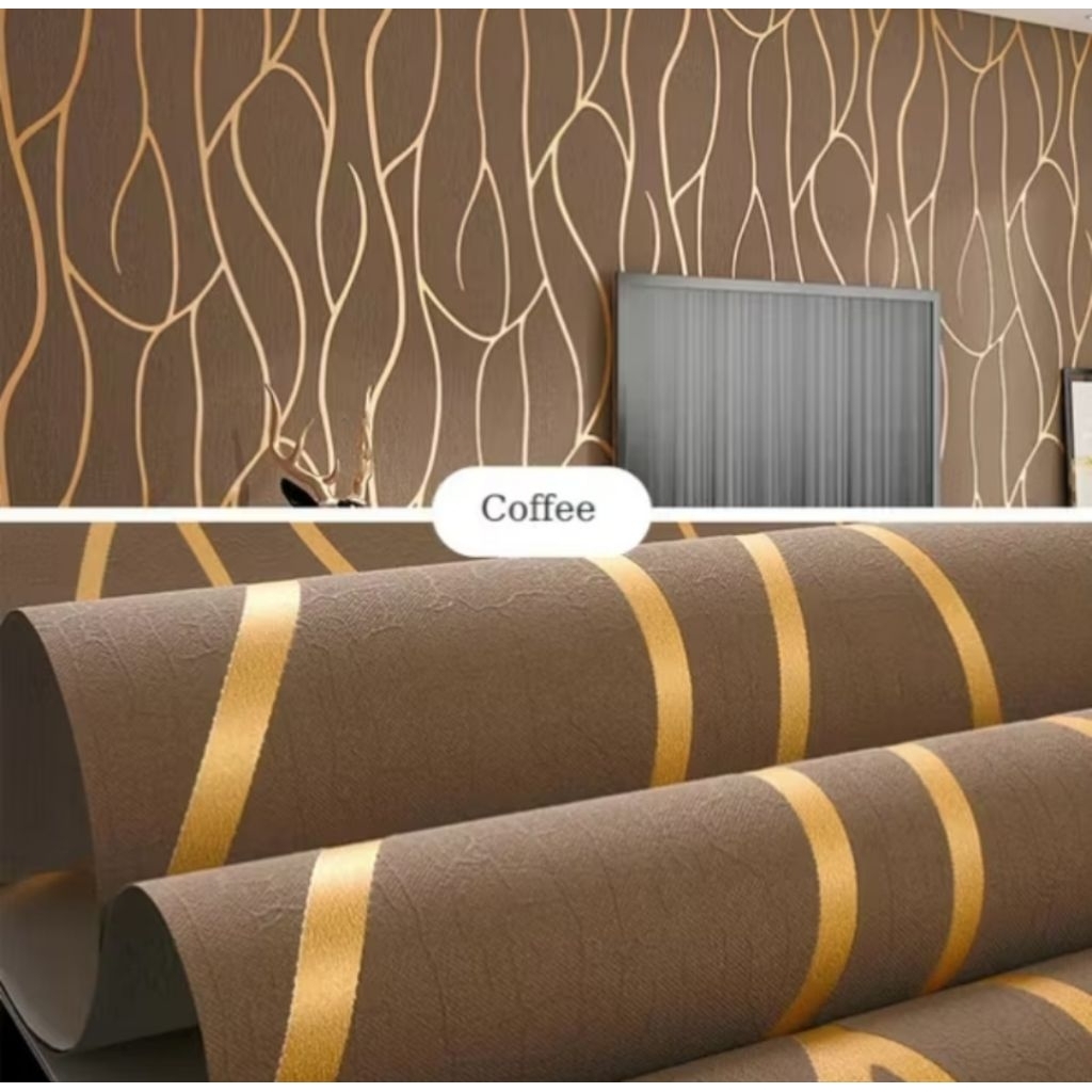 Paket 4 Roll Wallpaper Dinding - Sticker Dinding - Dekorasi Kamar Dekorasi Rungan - Hiasan Dinding