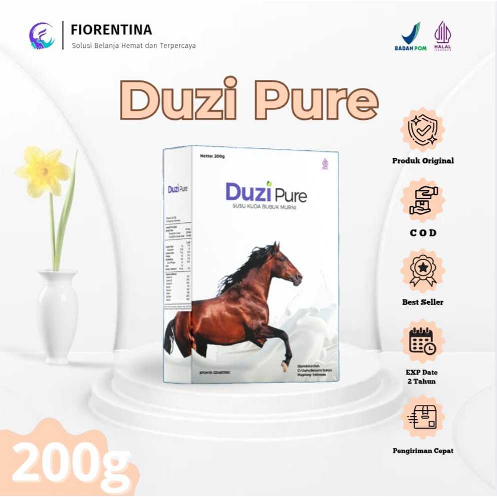

Duzi Pure Original Susu Kuda Liar Susu Bubuk Original 200 Gram
