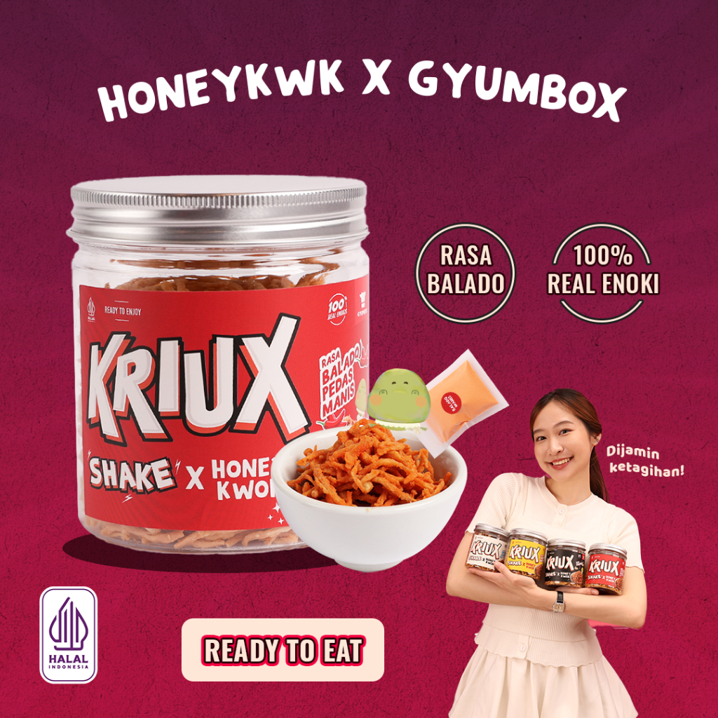 

Honeykwk x Gyumbox kriuk balado pedas manis