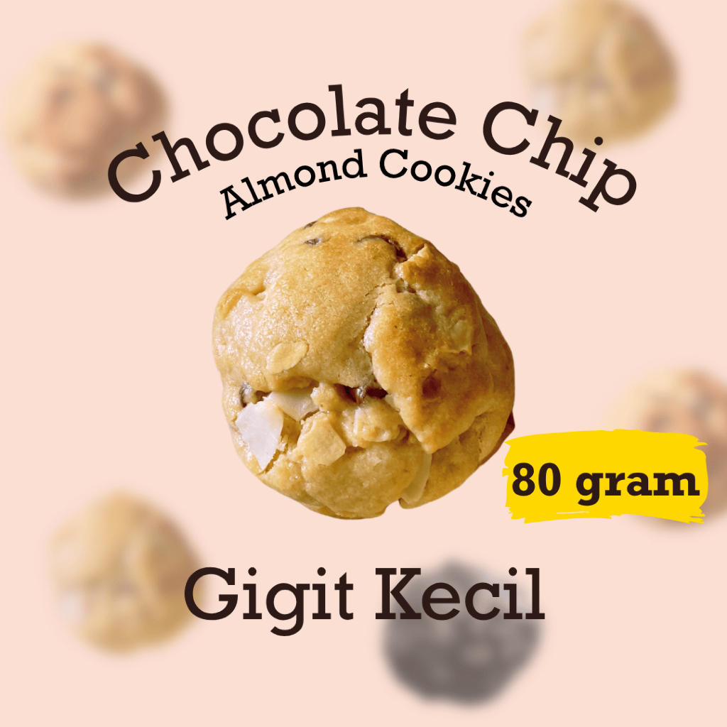 

Chocolate chip almond soft baked cookies jumbo