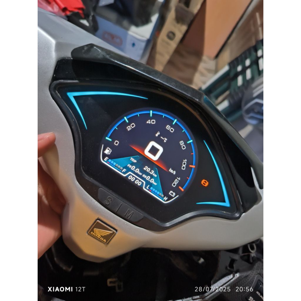 Speedometer digital Vario 150 led old Raceboy / Zegna PNP socket speedometer vario BARUUU NEW