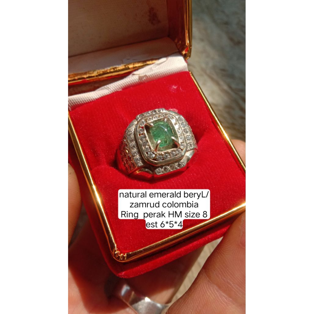 Zamrud Colombia/natural Emerald BeryL colombia