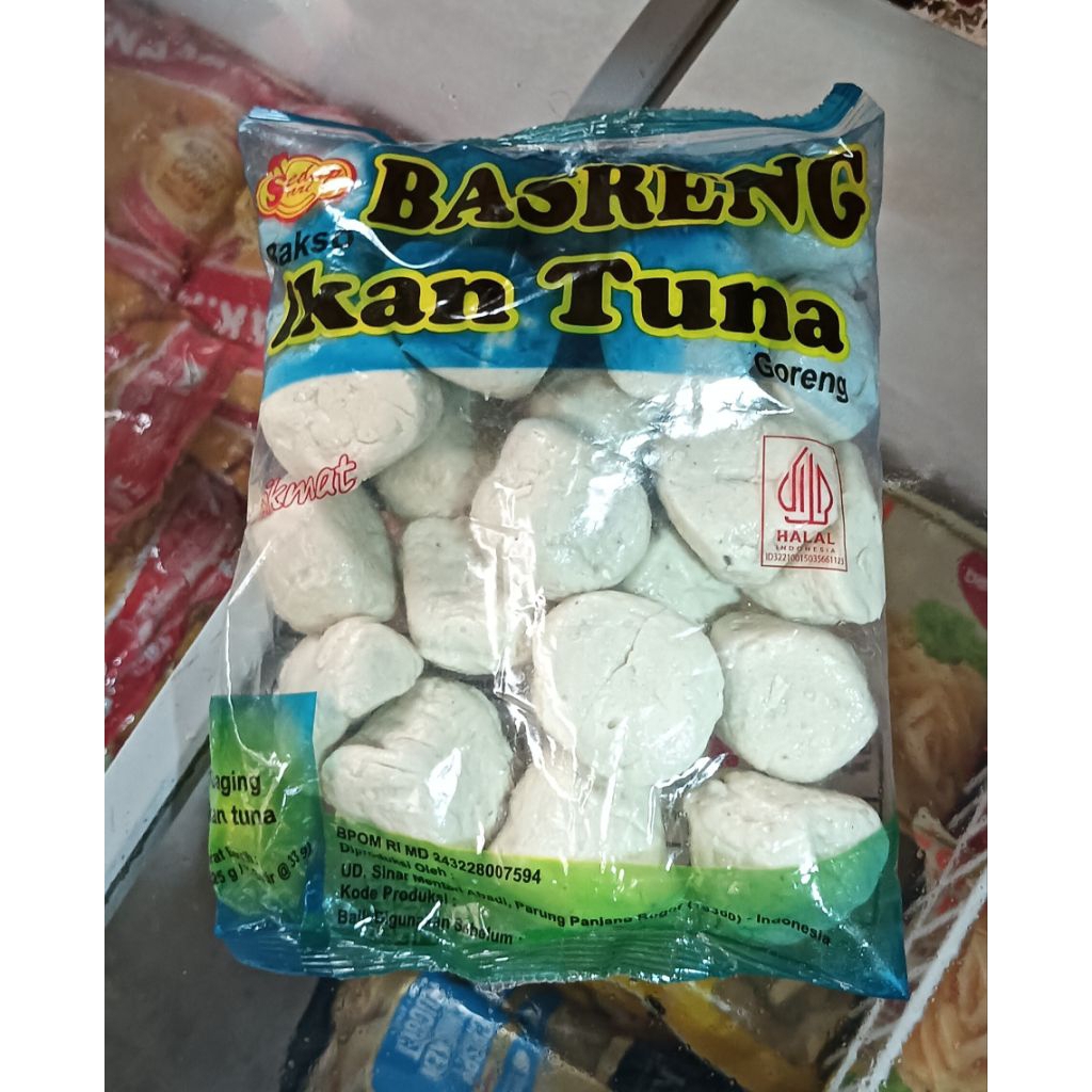 Paket Dumbling Sedap Sari Bakso Ikan Tuna Basreng 825grm Zabir Frozen Food
