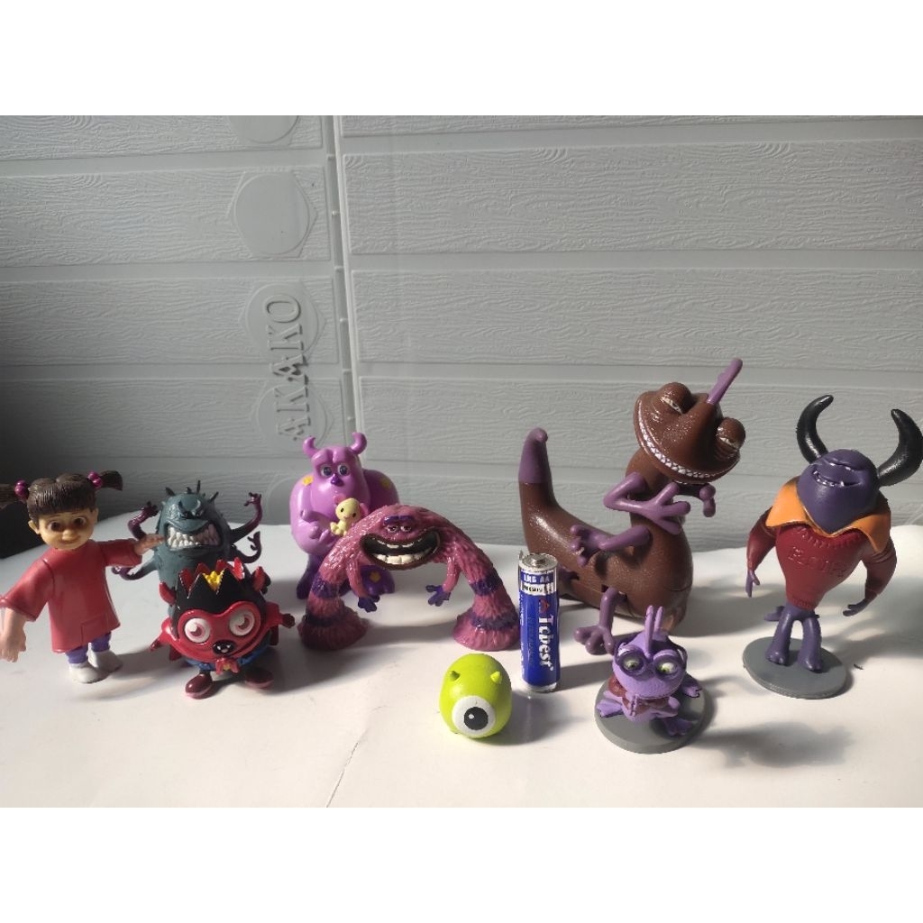 new Dijual Murah Mainan Anak Action Figure Monster inc ada boo,  sully bahan karet Disney dkk set se