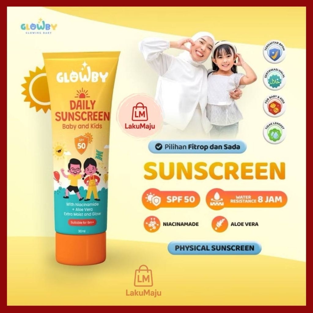 Glowby Sunscreen Anak Baby Spf 50
